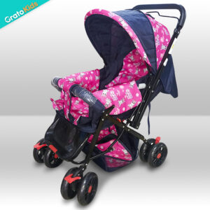 COCHE MANGO REVERSIBLE FUCSIA UNICORNIO