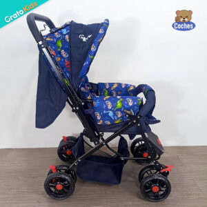 COCHE MANGO REVERSIBLE AZUL DINNO