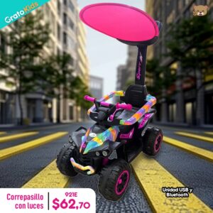 CORREPASILLO MULTICOLOR BB COHETE ROSADO