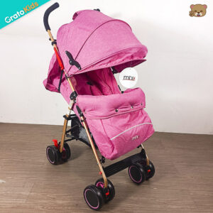 COCHE DE BEBE 4CJ ROSADO