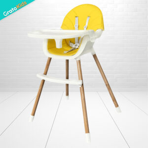 SILLA DE COMER AMARILLO