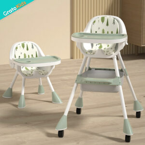 SILLA DE COMER 2 EN 1 VERDE