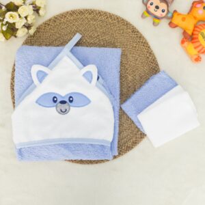 Toalla Mapache +2 Toallitas de mano