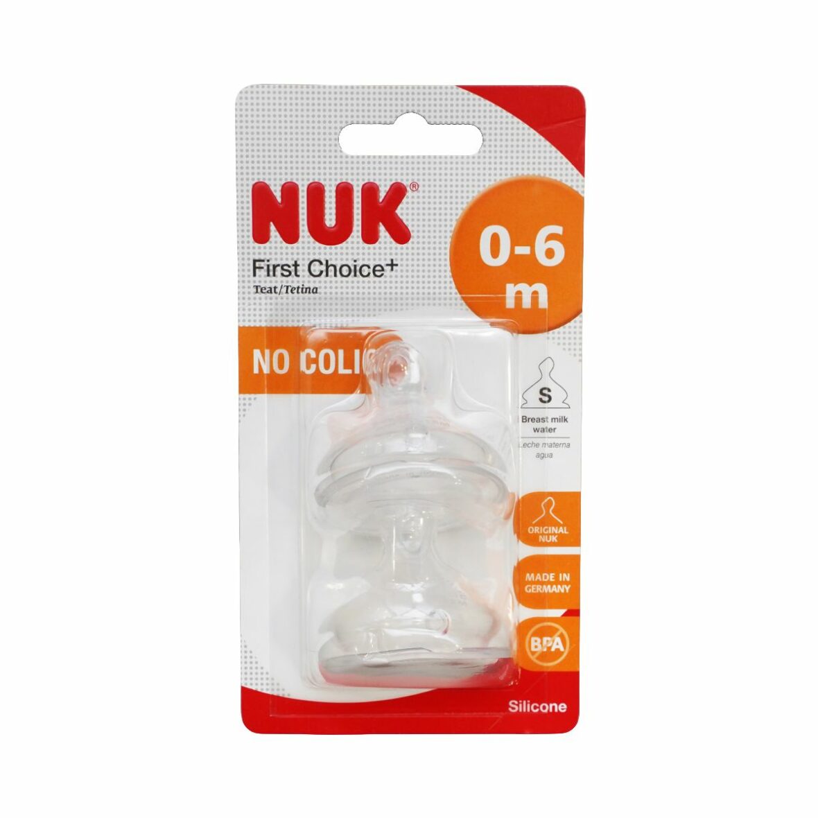 TETINA DE SILICONA 0-6 NUK