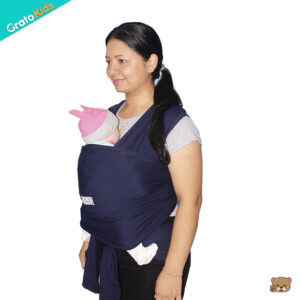 FULAR DE BEBE  AZUL MARINO