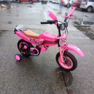 ARO 12 BICICLETA MOTO ROSADO