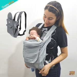 PORTA BEBE CARRIER  GRIS
