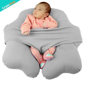 ALMOHADA DE LACTANCIA KUNGA GRIS