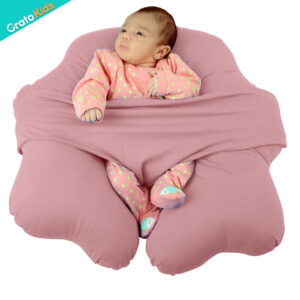 ALMOHADA DE LACTANCIA KUNGA ROSADA