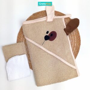 Toalla Cafe con capucha Doggy