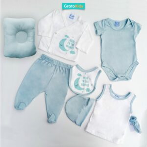 Ajuar 7pza + Almohada luna R/N