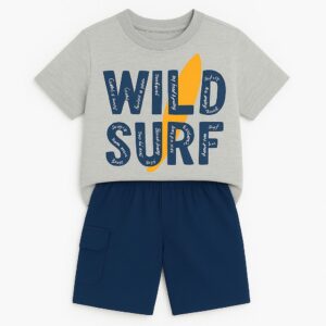 Conjunto gris Wild Surf