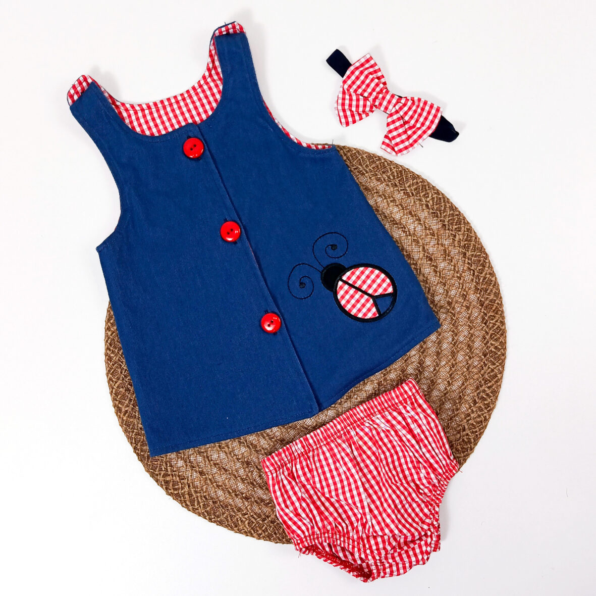 Vestido+calzon+cintillo Mariquita Jean