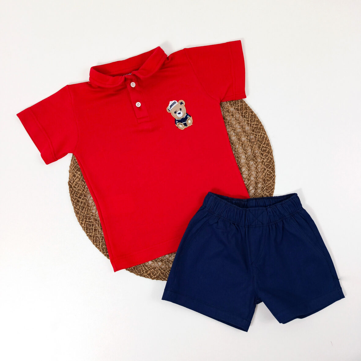 Conjunto rojo osito