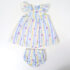 Vestido Niña Rayas Corazon T/Plana