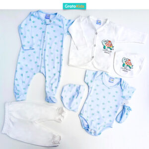 Ajuar 7pza C/Monito Tortuguita R/N