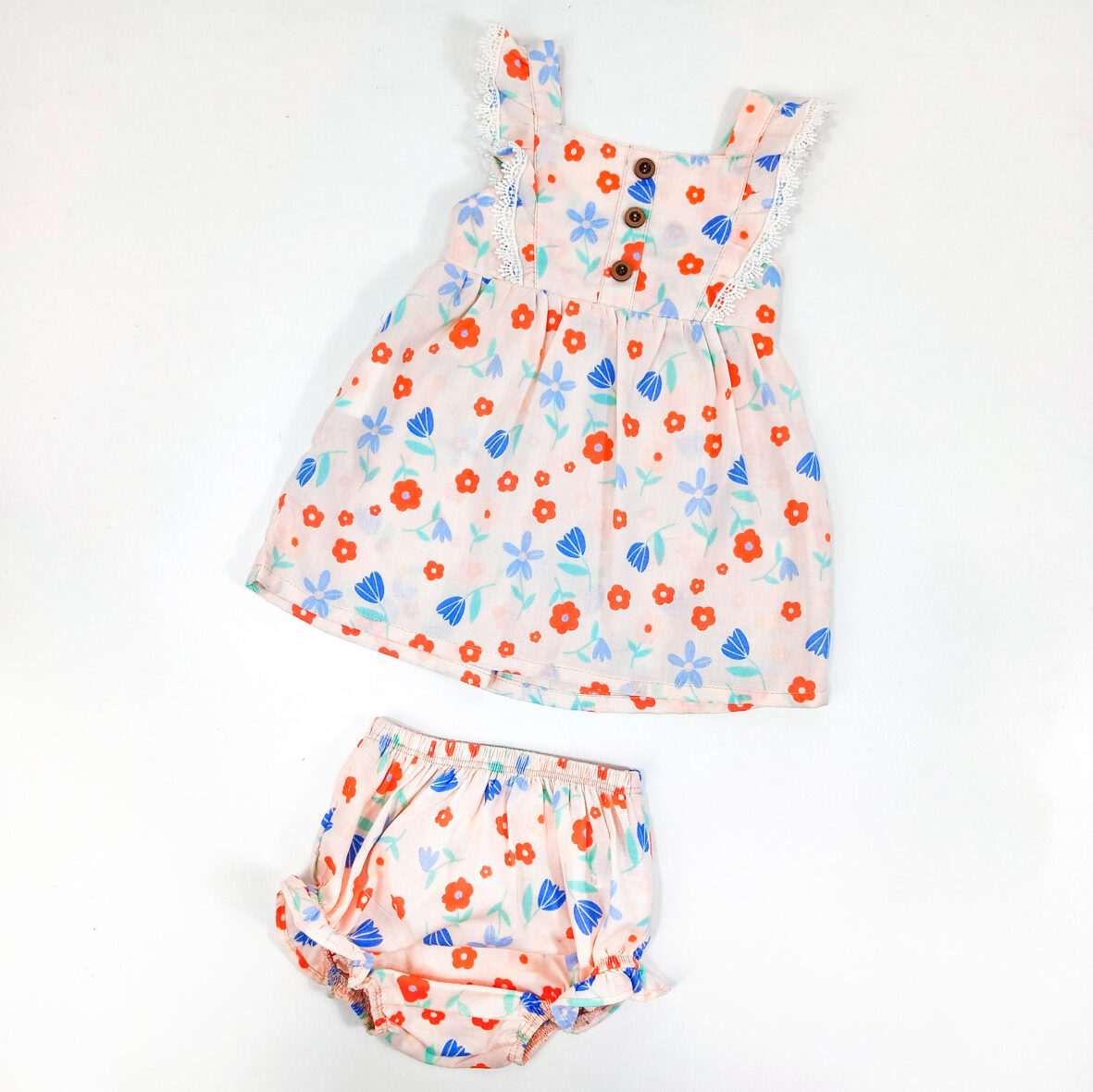 Vestido Floreado melon
