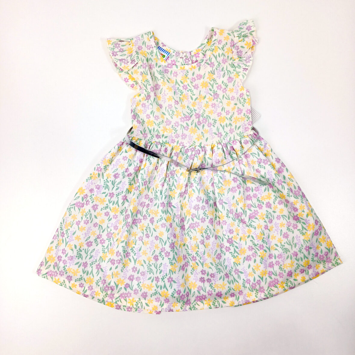 Vestido flores con cinturón