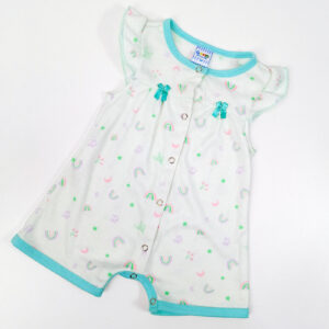 Monito corto arcoiris verde