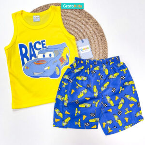 Conjunto race amarillo