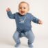 Set 3pzas Dino Abrigo+Pantalon+Body Gris