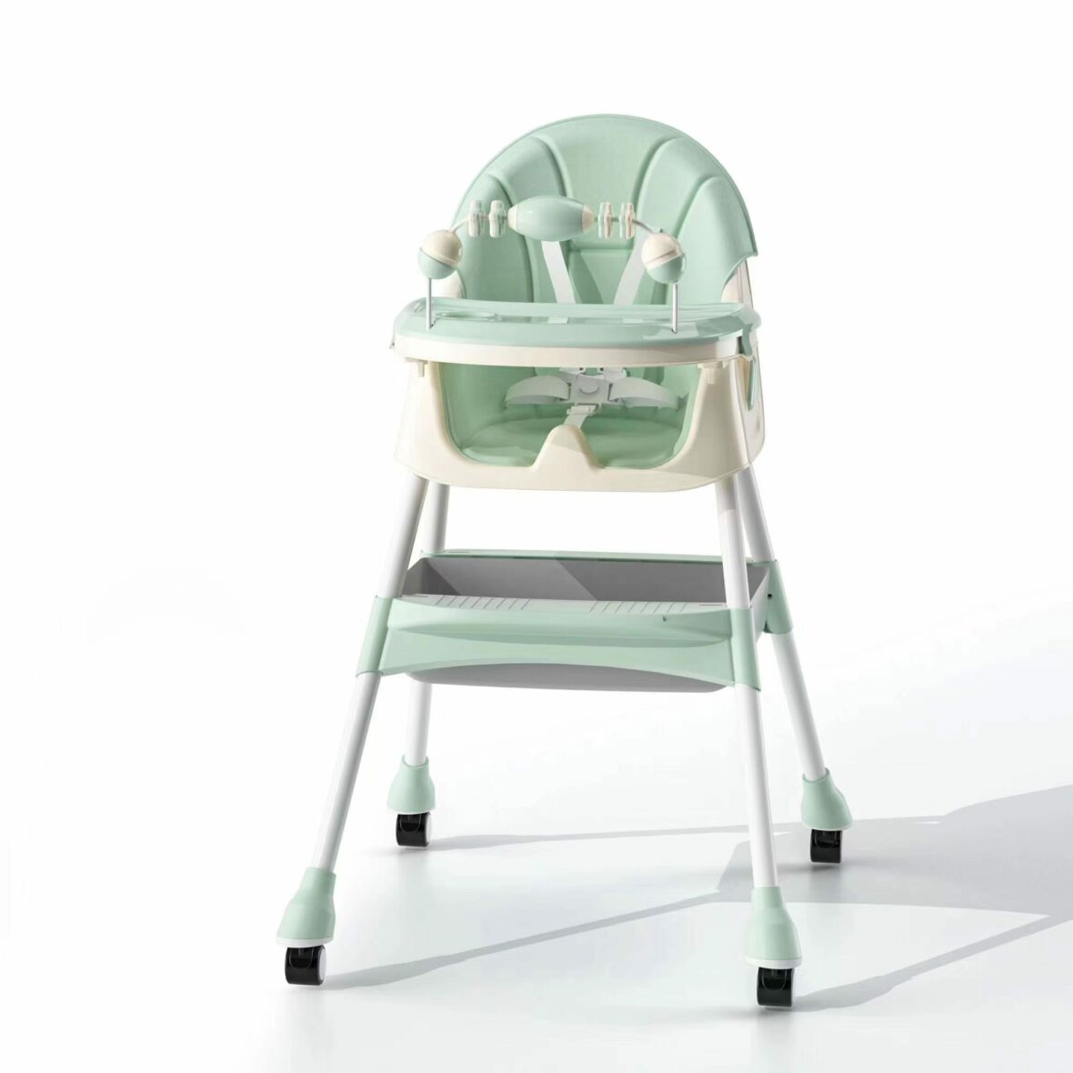 Silla con juguete Verde