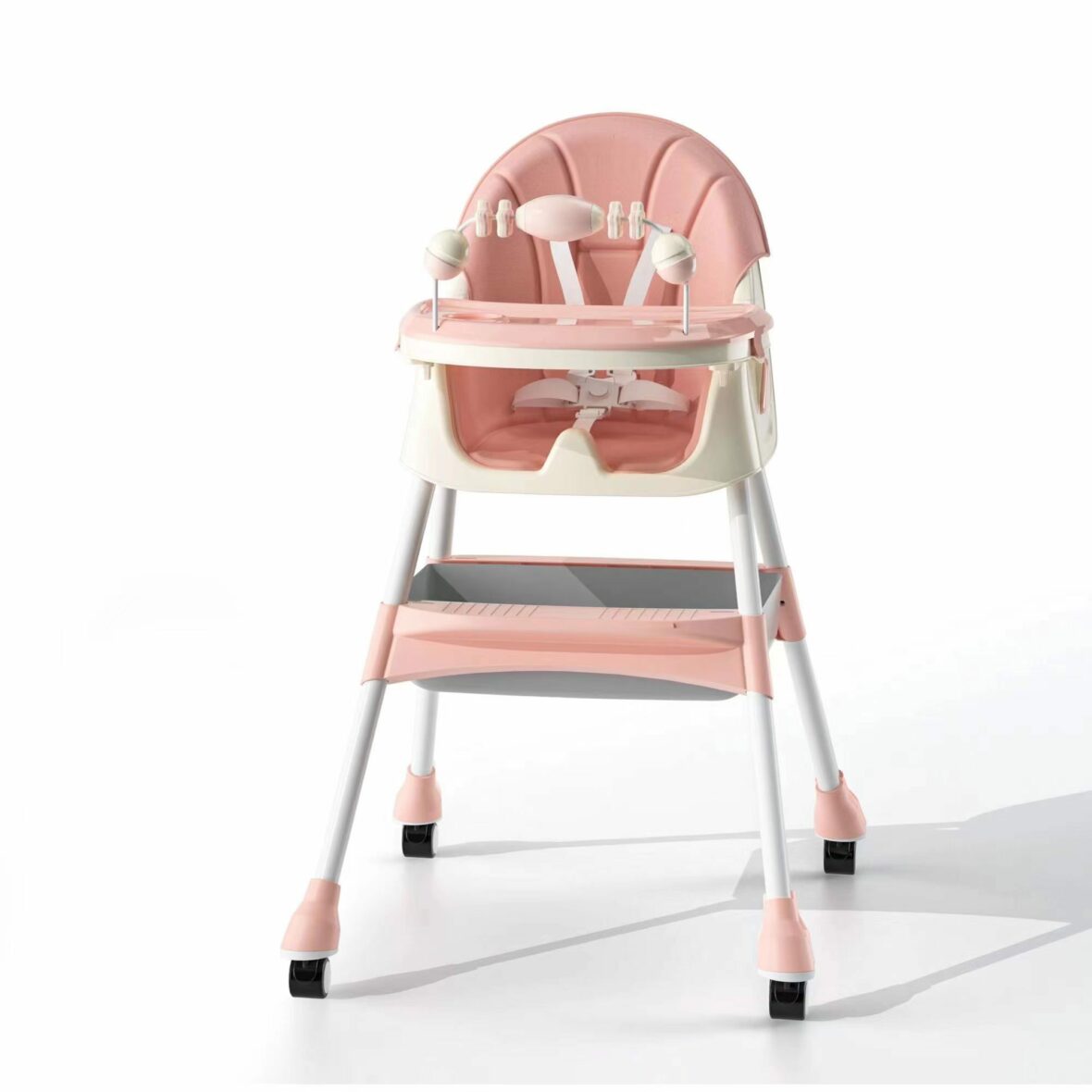 Silla con juguete Rosado