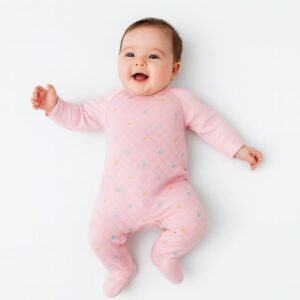 Monito+B.v.d+Babero rosa T: 0/3-3/6-6/9