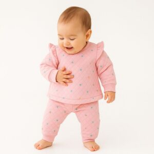 Set 3zas Coneja Body+Chompa+Pantalon Rosa