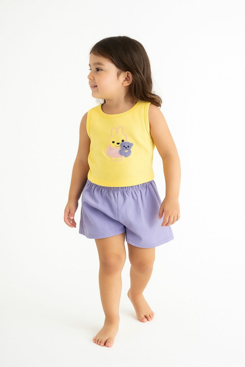 Conjunto Niña Conejita  T: 2-4-6-8