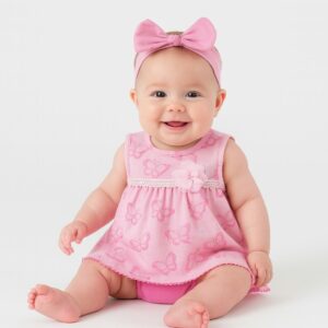 Body Vestido+Cintillo Mariposa