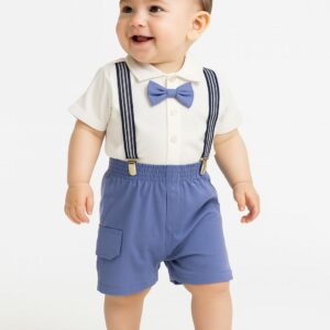 Conjunto Body Camisa m/c T 3/6-6/9-9/12-18