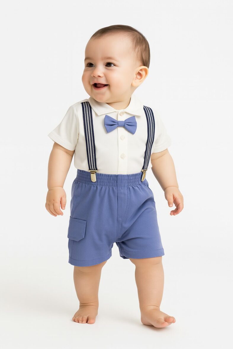 Conjunto Body Camisa m/c T 3/6-6/9-9/12-18