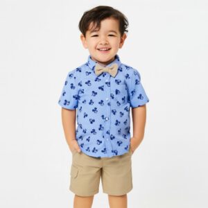 Conjunto Mickey camisa-short T: 18-24-36