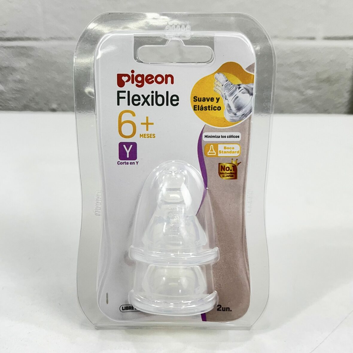 Chupón Peristaltico «Y» x2 Pigeon