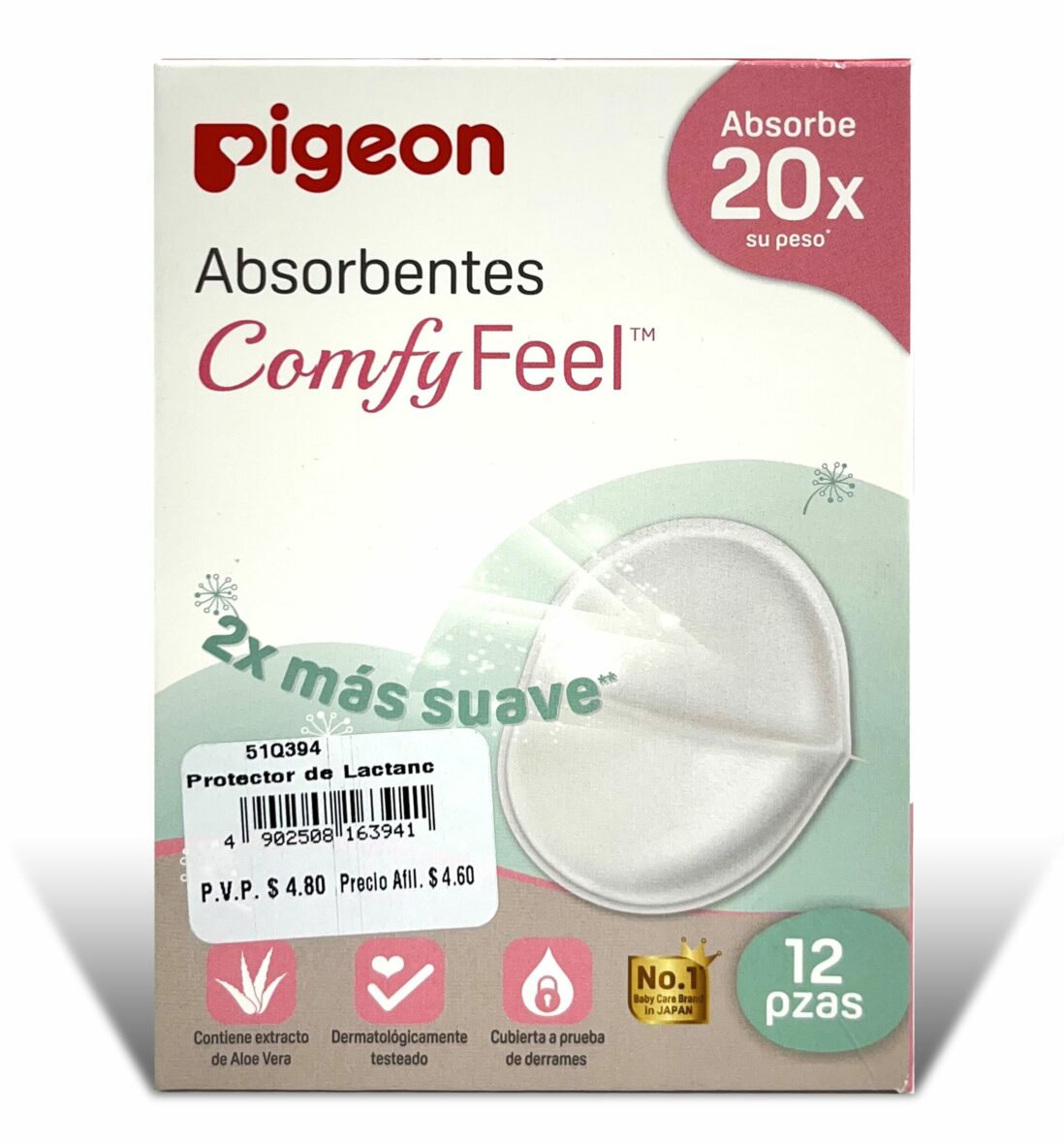Protector de Lactancia x 12 Pigeon