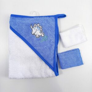 Toalla celeste Dino