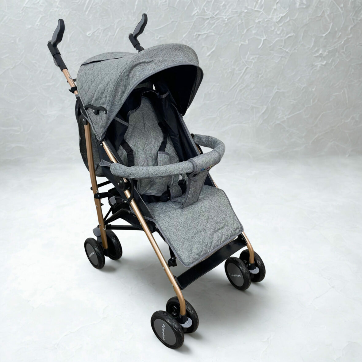 Coche Baston Elegante Gris