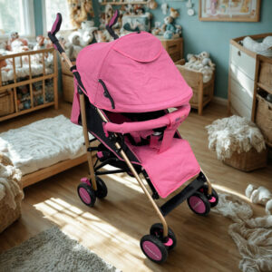 Coche Baston Elegante Rosado