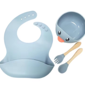 Set Alimentacion 4pzas Patito Celeste