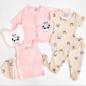 Ajuar 7pzas Osita Panda