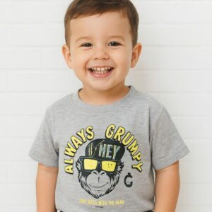 Camiseta Always Grumpy Gris  T: 4-6-8