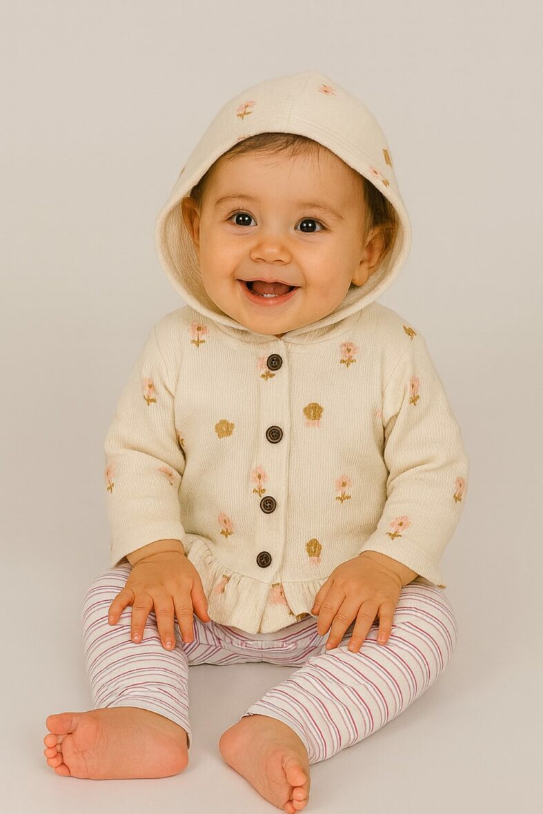 set 3pzas Little Abrigo+Body+Panton