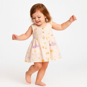 Vestido niña corazon