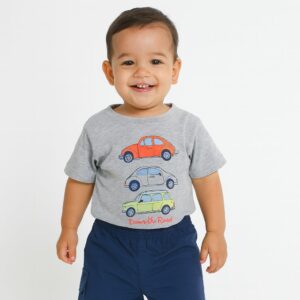 Conjunto Carrito gris T: 18-24-36