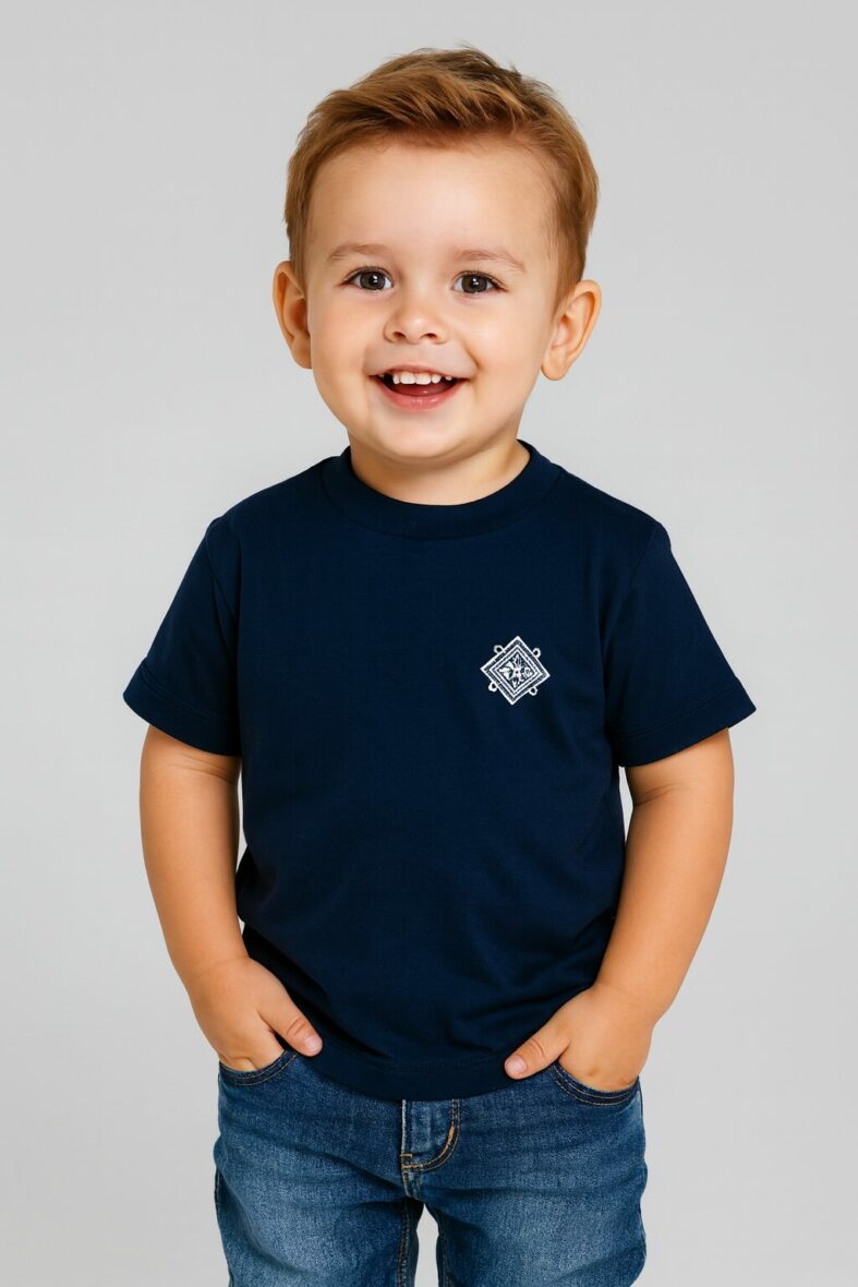 Camiseta Azul  T: 4-6-8