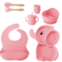 Set de Alimentacion Elefante Rosado