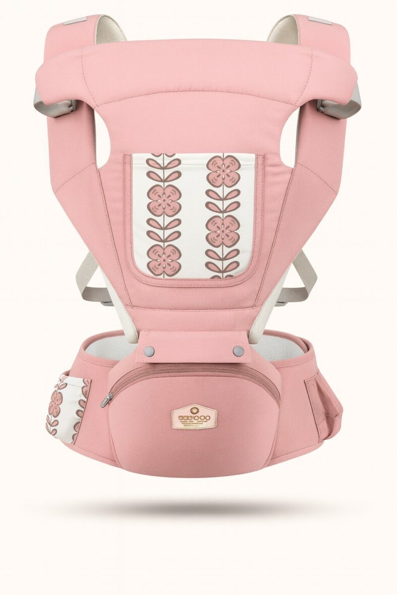 Canguro Floral Rosado