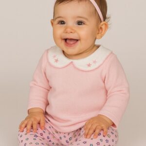 Set 3pzas Estrellita Abrigo+Licra+Body