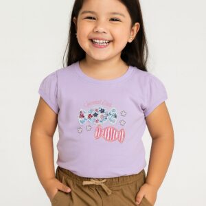 Blusa Lila niña T: 2-4-6-8-10